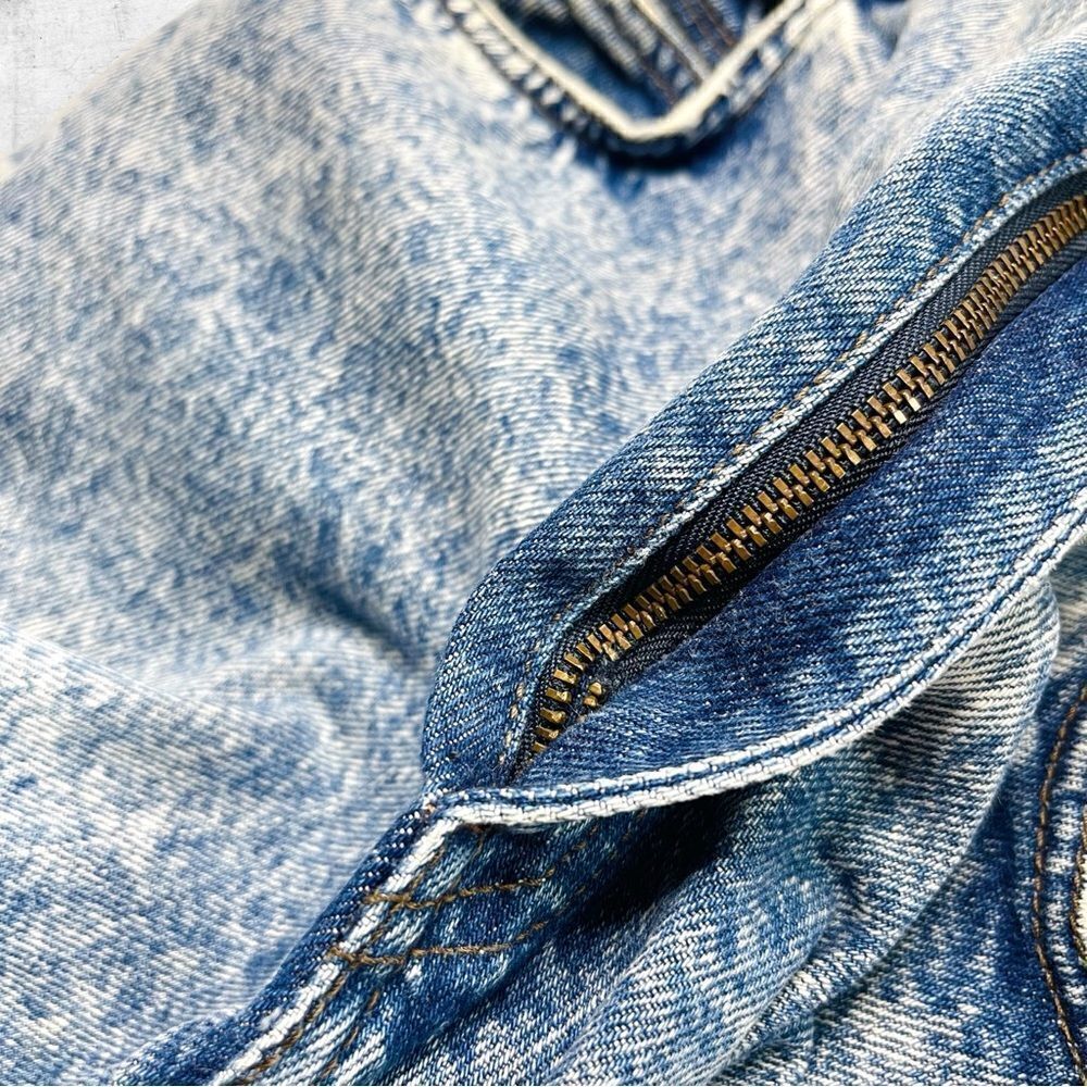 Vtg 80s Levi's 900 Series Acid Wash Jeans, High Rise Mom, Zip Ankle Grey Tag 26 - Picture 12 of 12